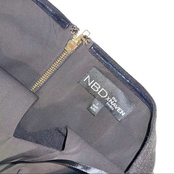 NBD x Naven Twins Cut Out Dress in black - Picture 5 of 7